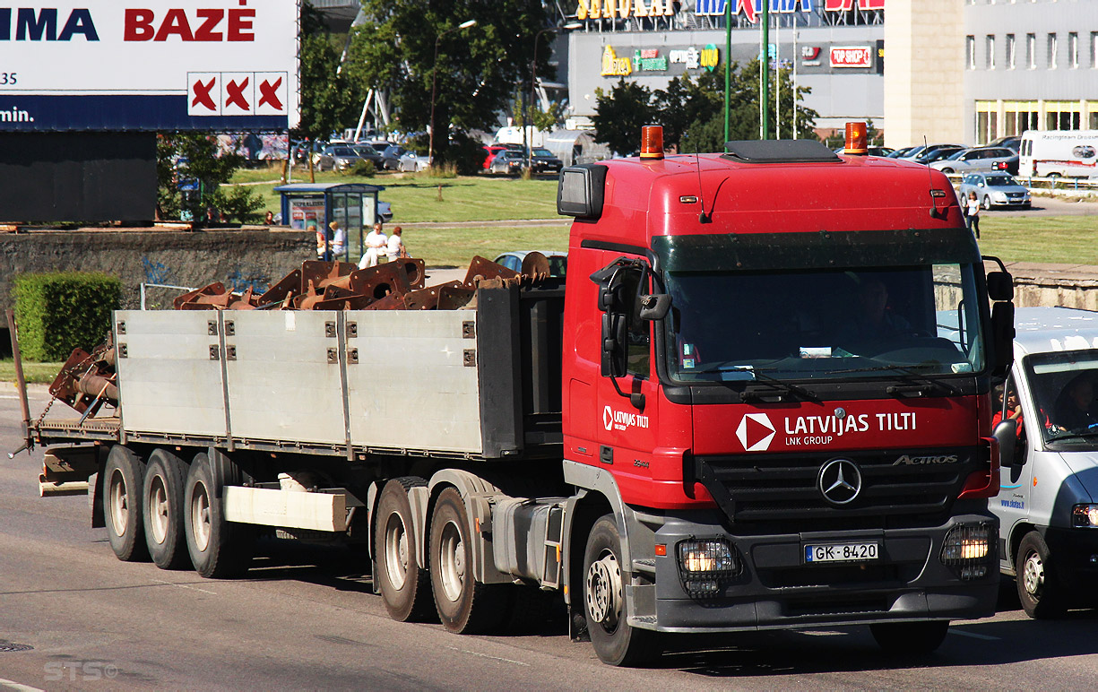 Латвия, № GK-8420 — Mercedes-Benz Actros ('2003) 2644