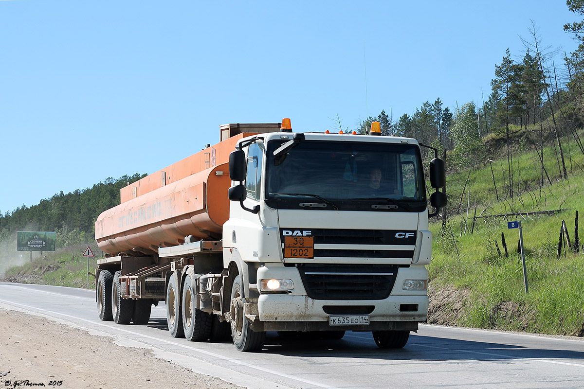 Саха (Якутия), № К 635 ЕО 14 — DAF CF85 FTT