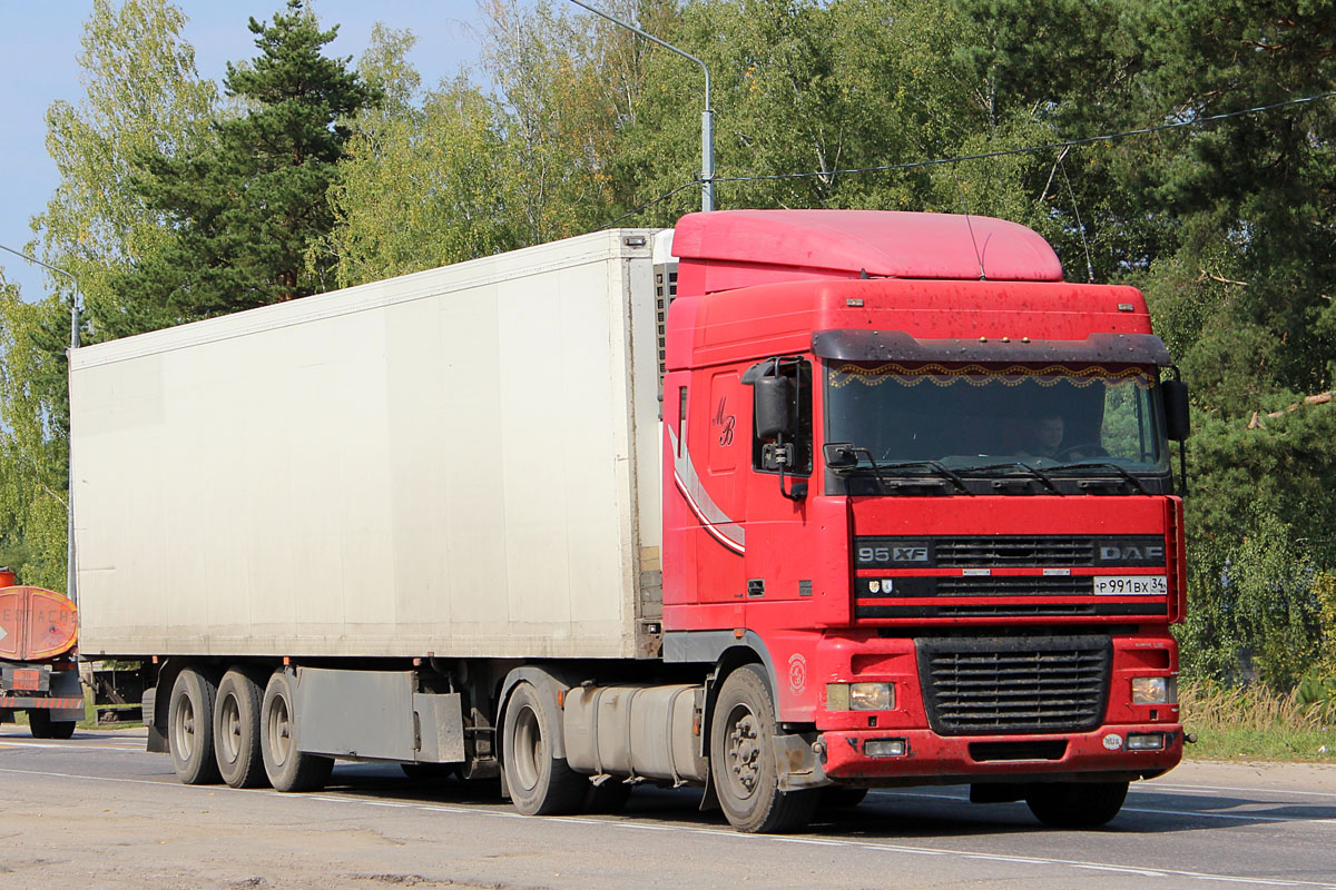 Волгоградская область, № Р 991 ВХ 34 — DAF 95XF FT