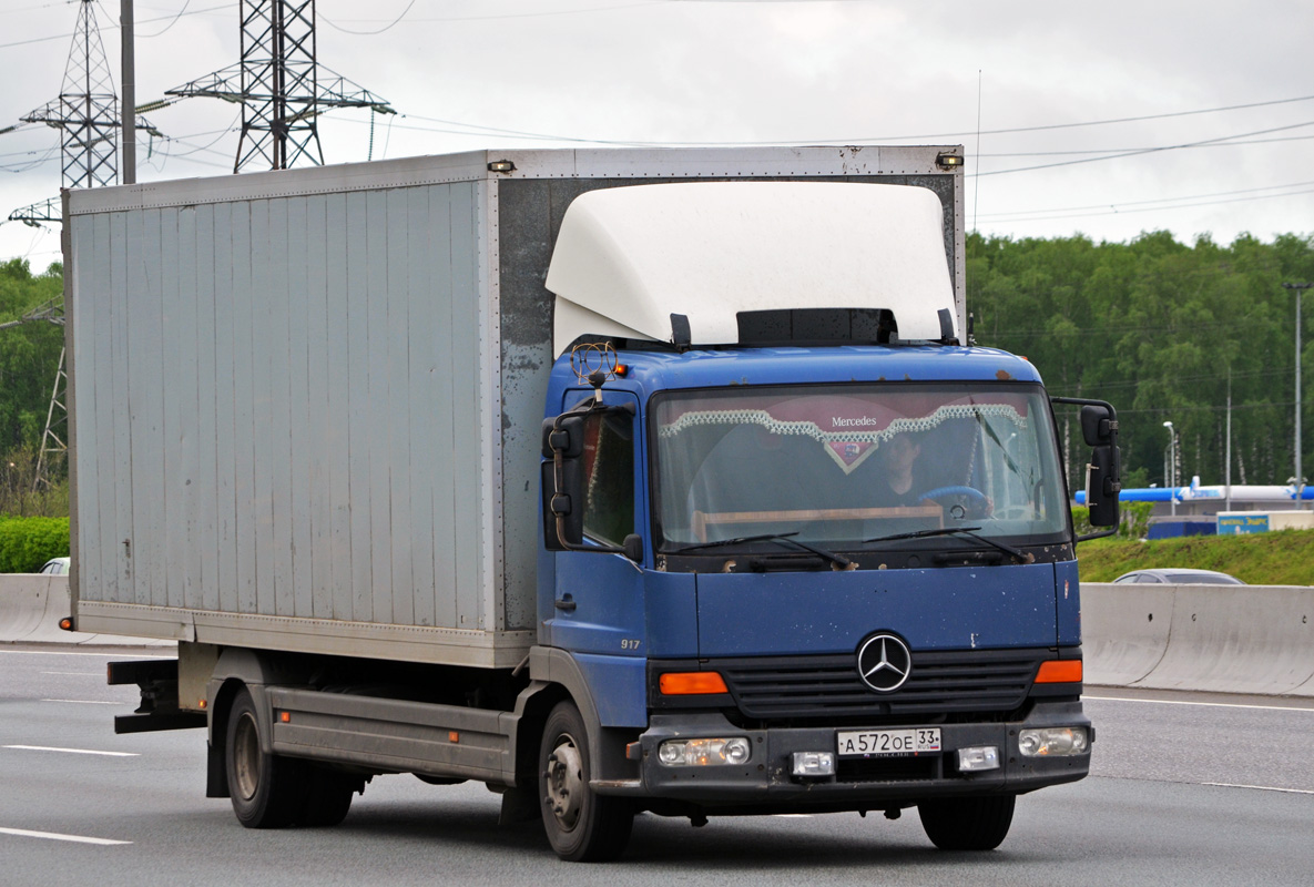 Владимирская область, № А 572 ОЕ 33 — Mercedes-Benz Atego 917