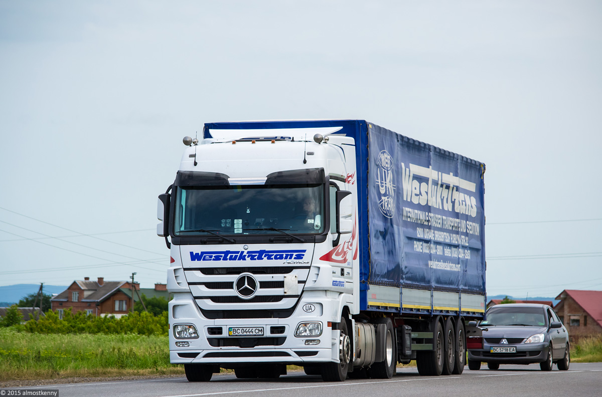 Львовская область, № ВС 0444 СМ — Mercedes-Benz Actros ('2009) 1844