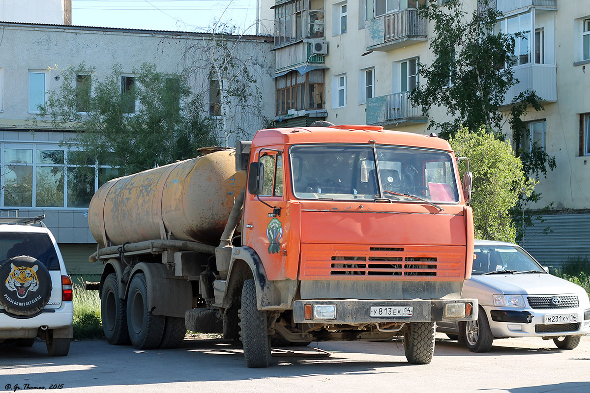 Саха (Якутия), № У 813 ЕК 14 — КамАЗ-53215-15 [53215R]