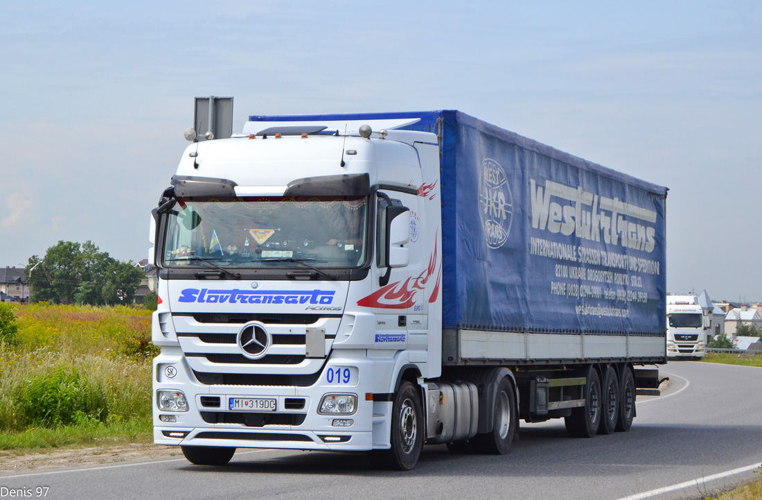 Словакия, № 019 — Mercedes-Benz Actros ('2009) 1844