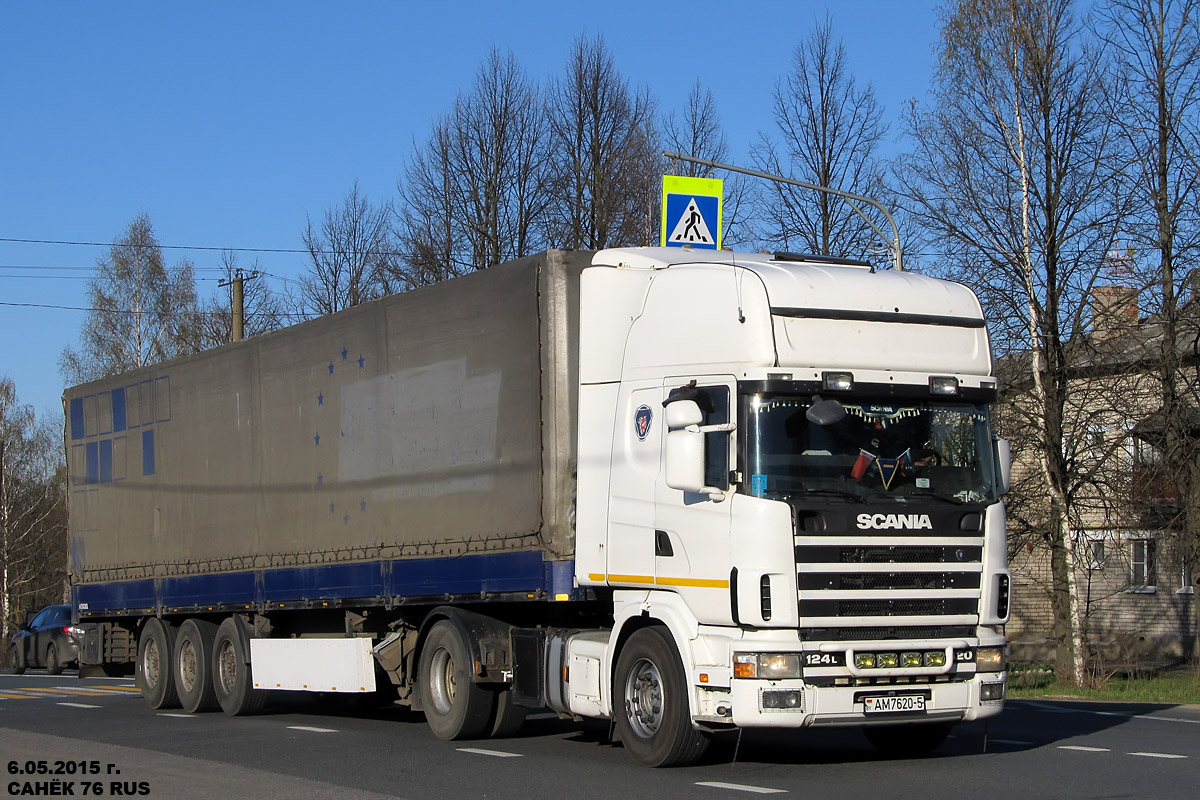 Минская область, № АМ 7620-5 — Scania ('1996) R124L