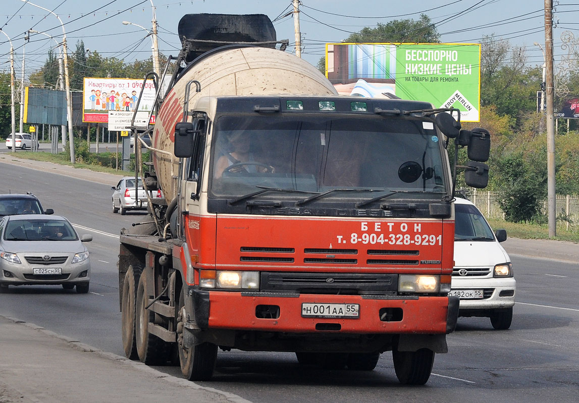 Омская область, № Н 001 АА 55 — Nissan Diesel (общая модель)