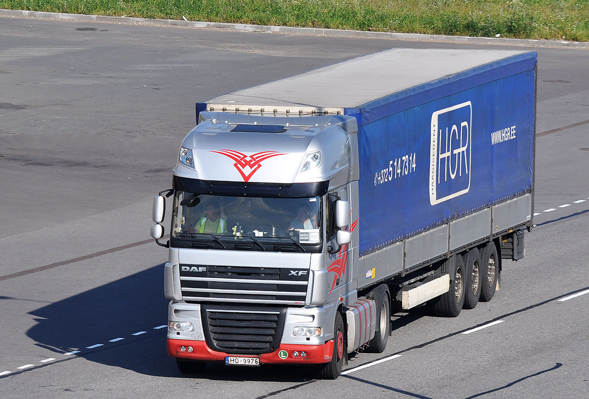 Латвия, № HO-9976 — DAF XF105 FT