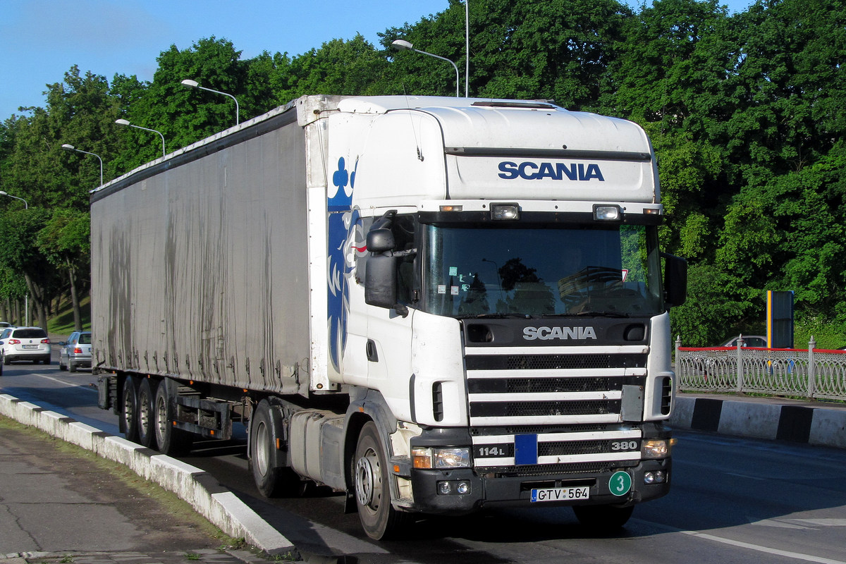 Литва, № GTV 564 — Scania ('1996) R114L