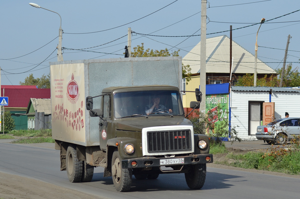 Омская область, № К 380 ХУ 55 — ГАЗ-3307