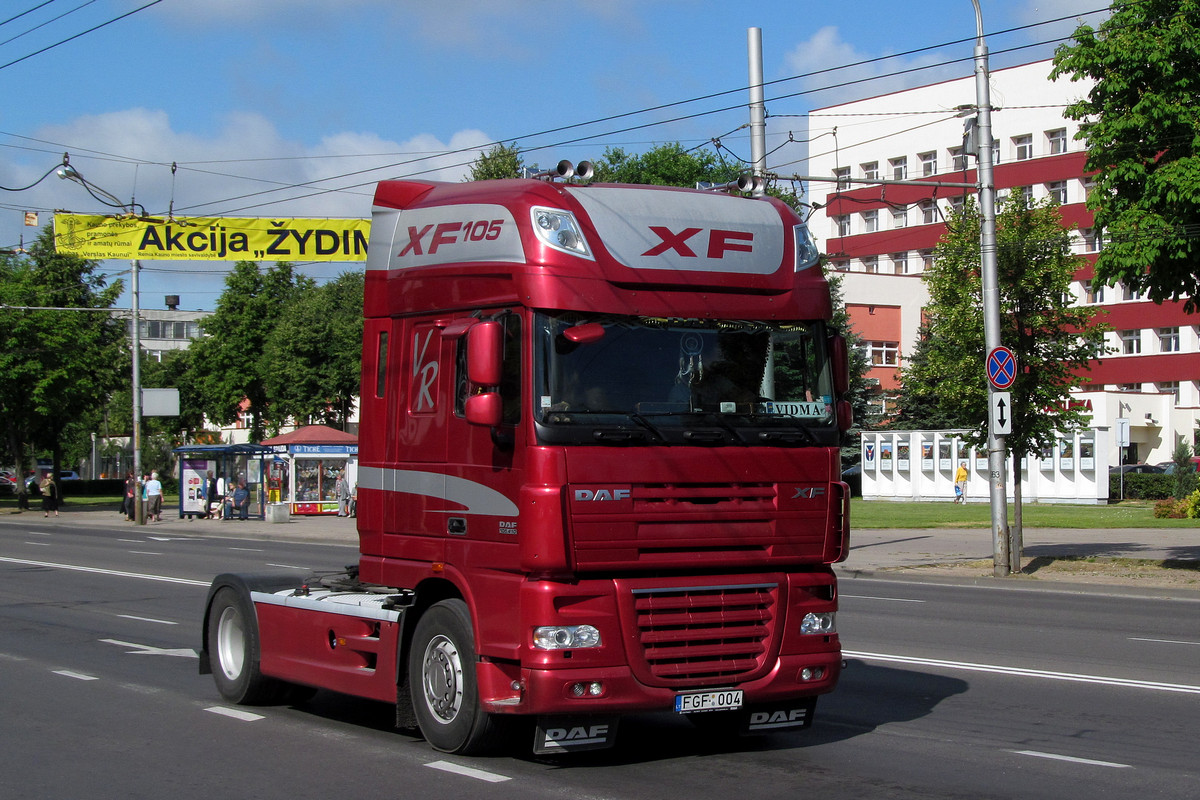 Литва, № FGF 004 — DAF XF105 FT