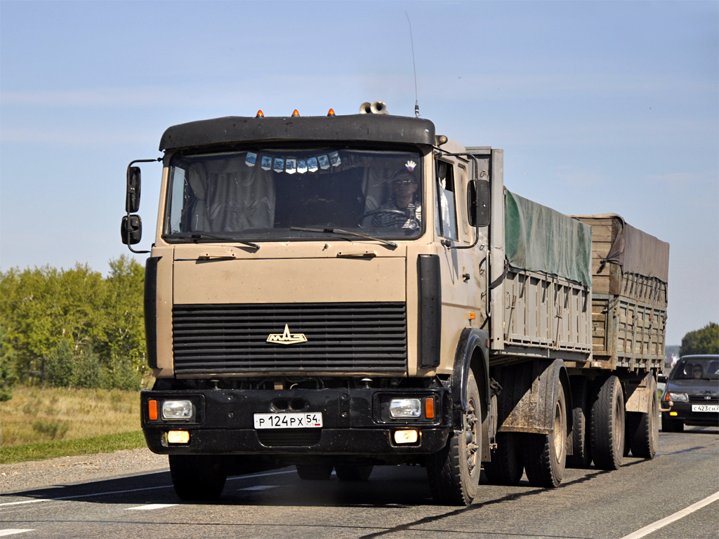 Новосибирская область, № Р 124 РХ 54 — МАЗ-5336 (общая модель)