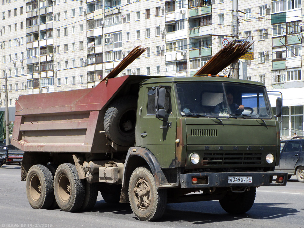 Волгоградская область, № А 349 ВУ 34 — КамАЗ-55111 [551110]