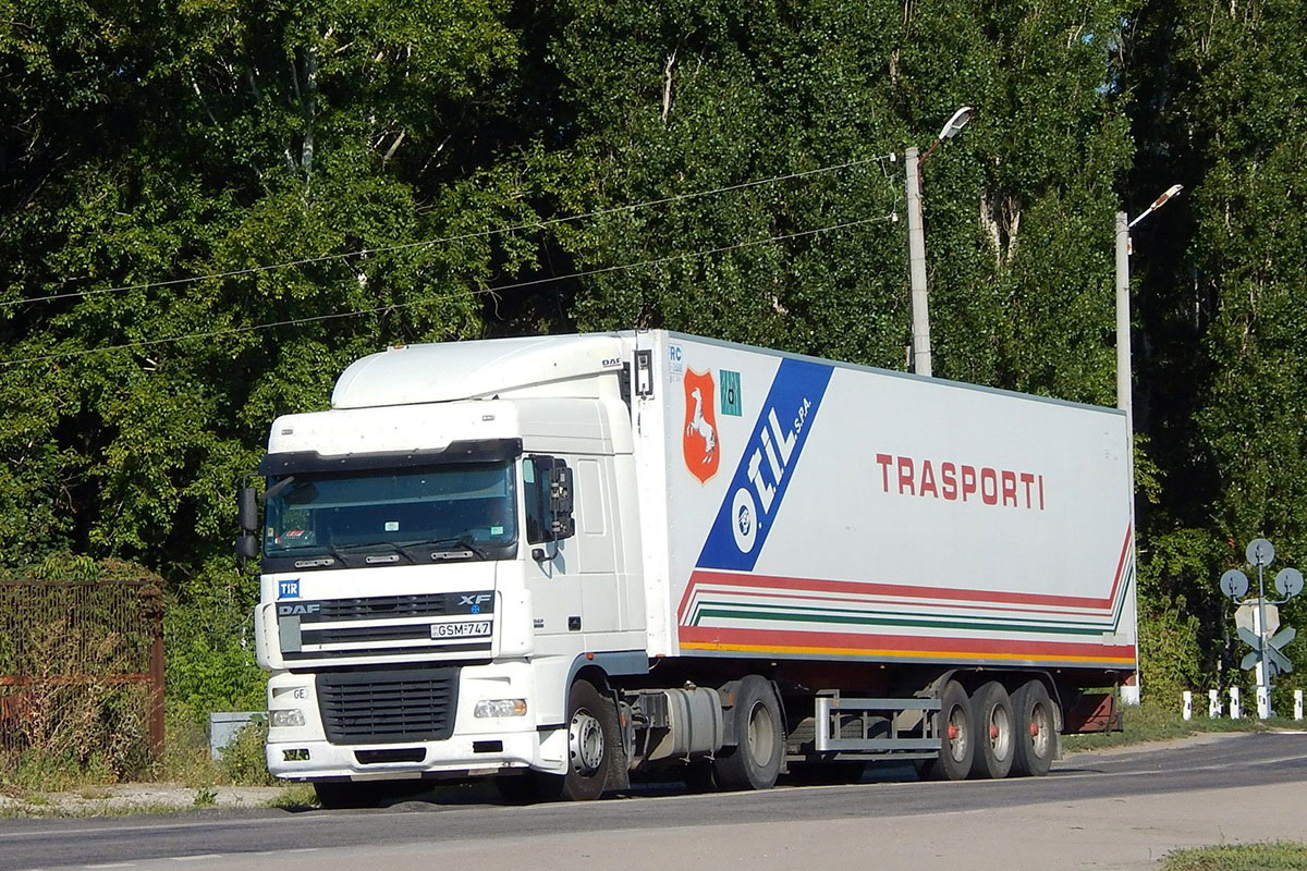 Грузия, № GSM-747 — DAF XF95 FT