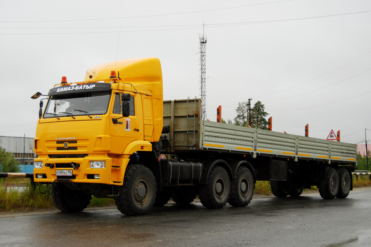 Ханты-Мансийский автоном.округ, № Е 589 АХ 186 — КамАЗ-6522-RG [65220G-R]