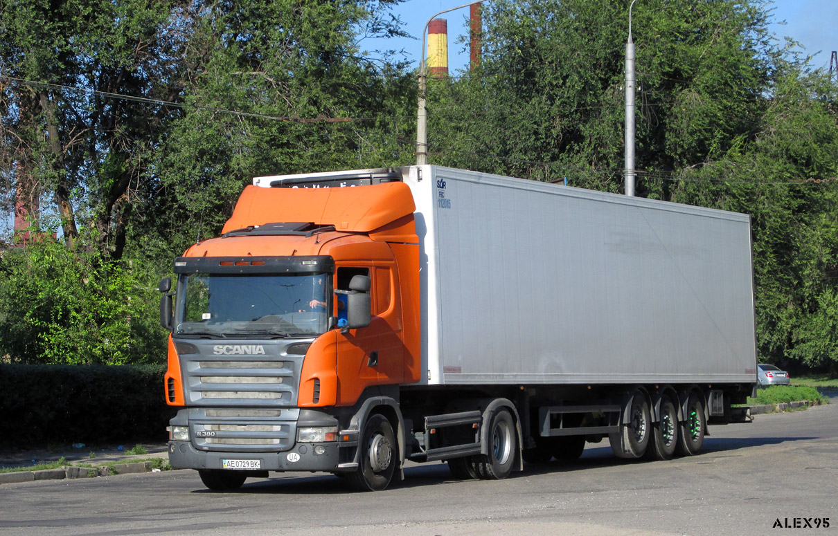 Днепропетровская область, № АЕ 0729 ВК — Scania ('2004) R380