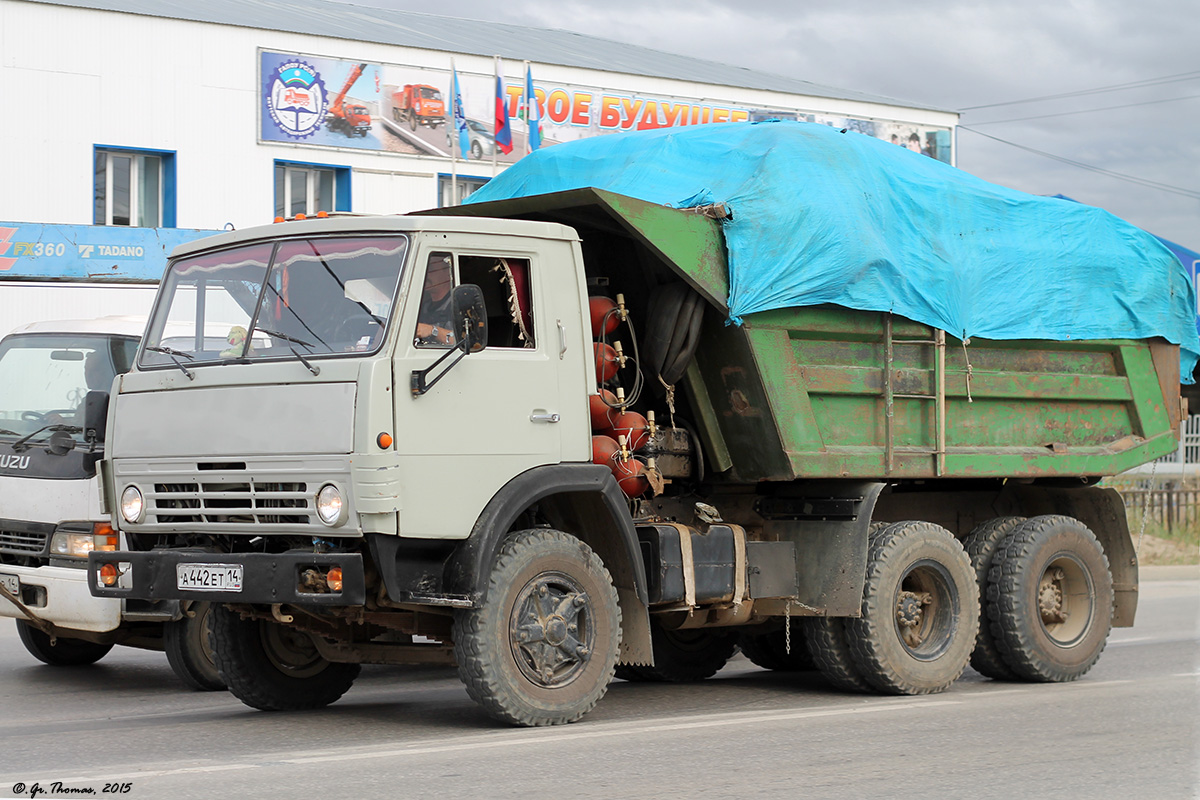 Саха (Якутия), № А 442 ЕТ 14 — КамАЗ-55111 [551110]