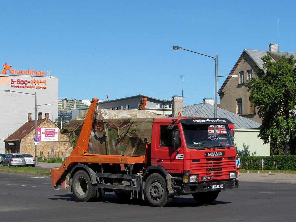 Литва, № 158 — Scania (II) P82M