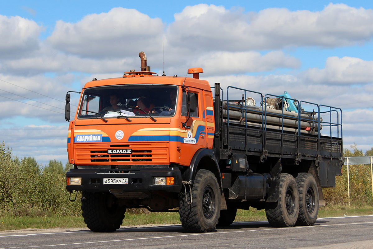 Марий Эл, № А 595 ВУ 12 — КамАЗ-43118-15 [43118R]