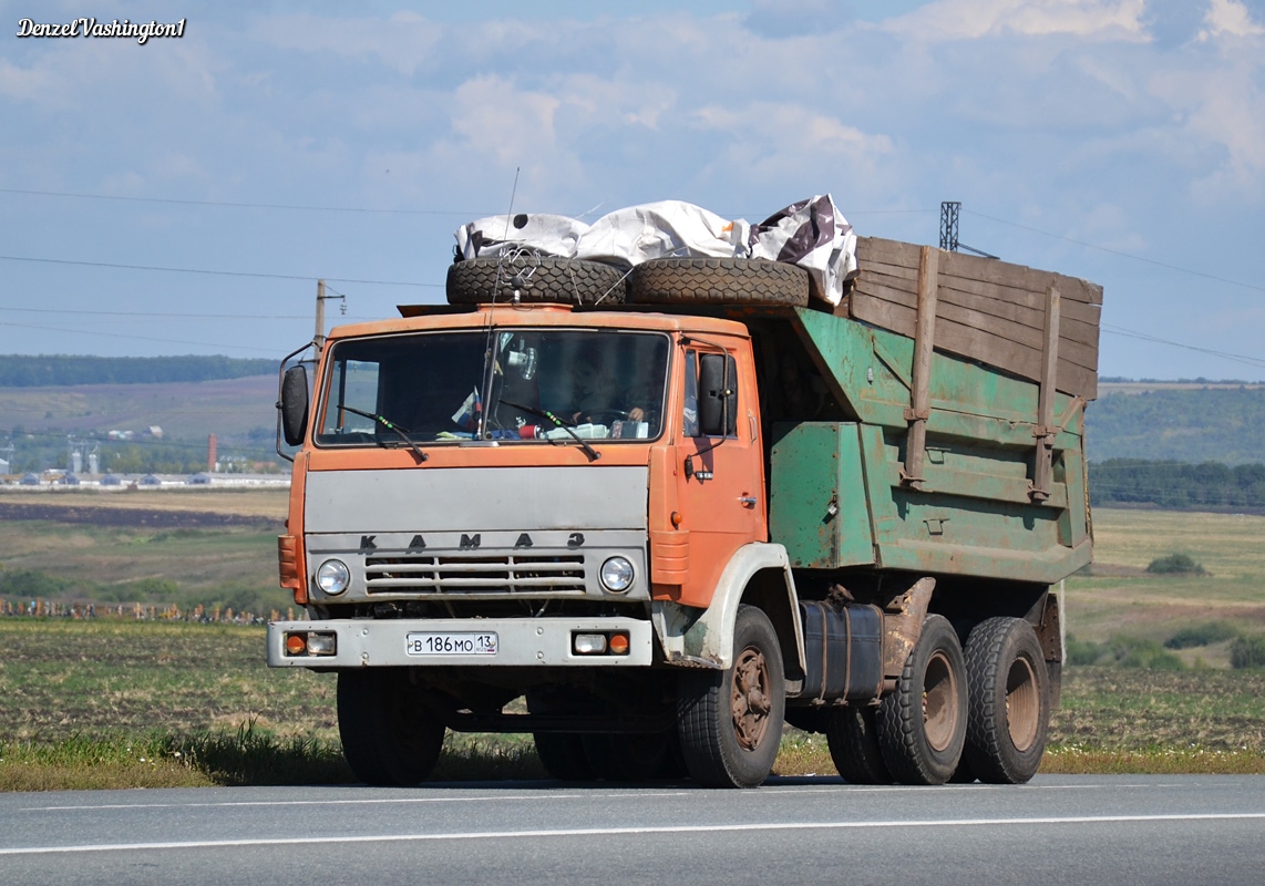 Мордовия, № В 186 МО 13 — КамАЗ-55111 [551110]