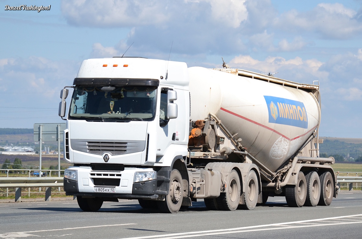 Мордовия, № Е 805 КХ 13 — Renault Premium ('2006)