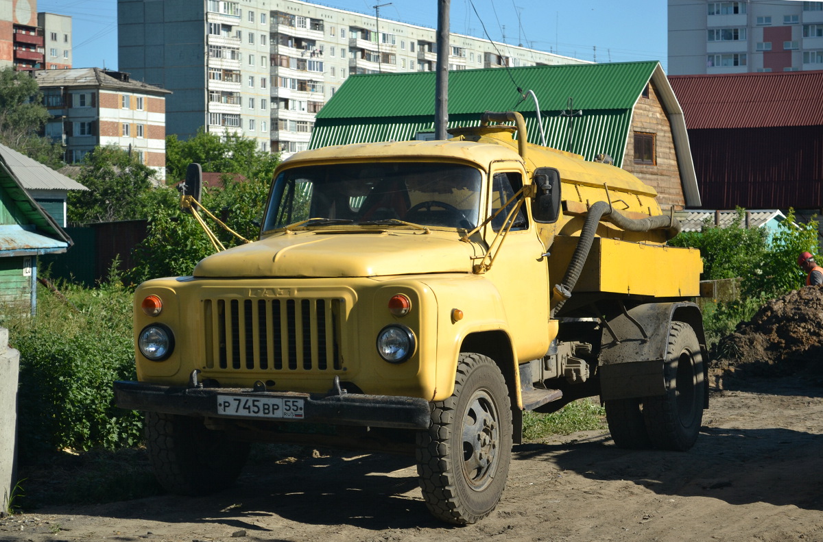 Омская область, № Р 745 ВР 55 — ГАЗ-53-19