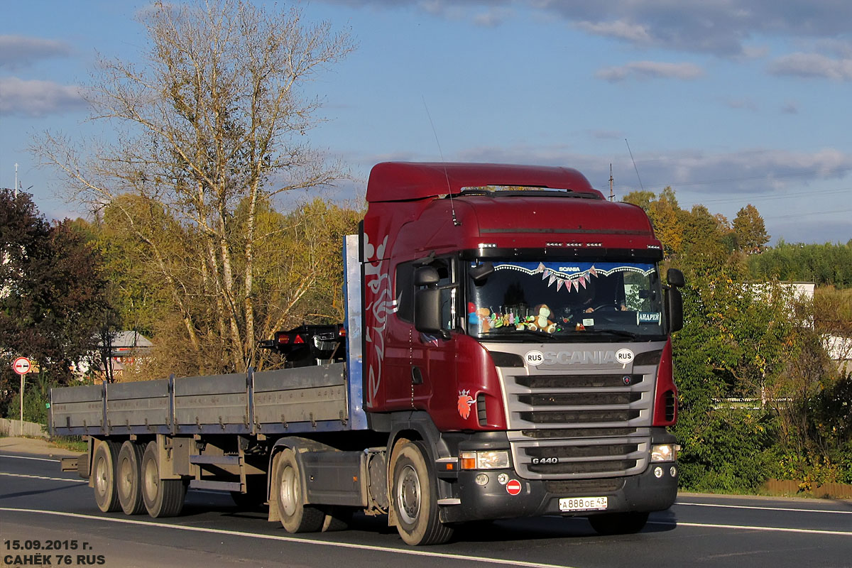 Кировская область, № А 888 ОЕ 43 — Scania ('2009) G440