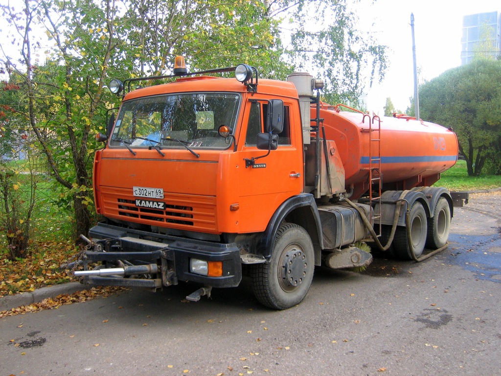 Тверская область, № С 302 НТ 69 — КамАЗ-65115-D3