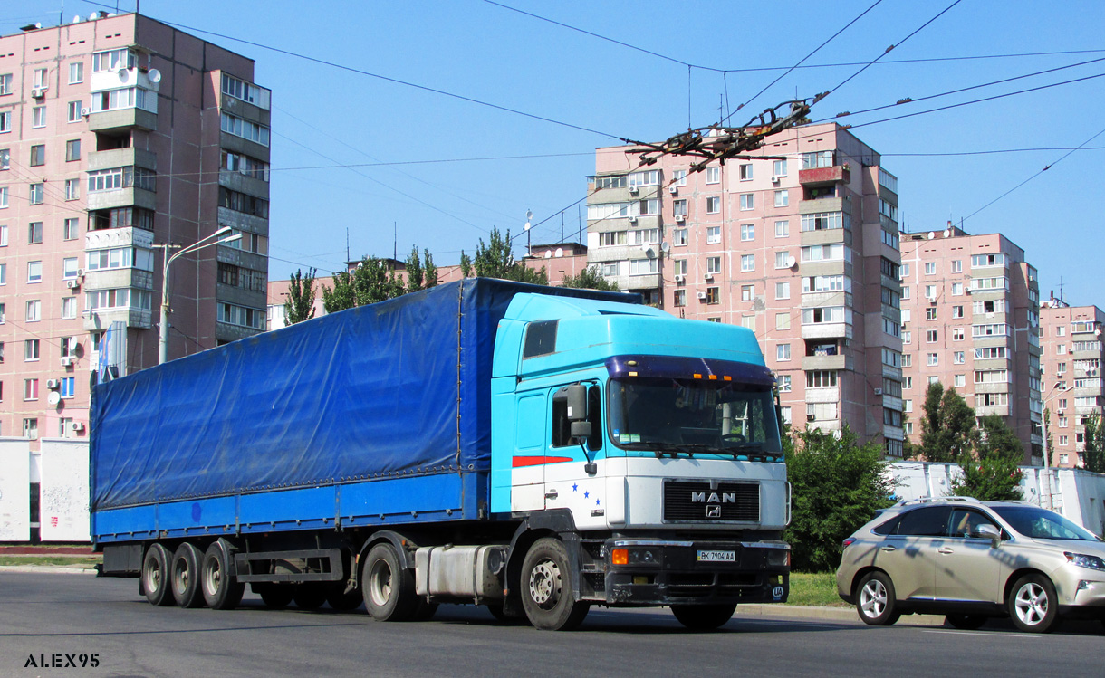 Ровненская область, № ВК 7904 АА — MAN F2000 19.403