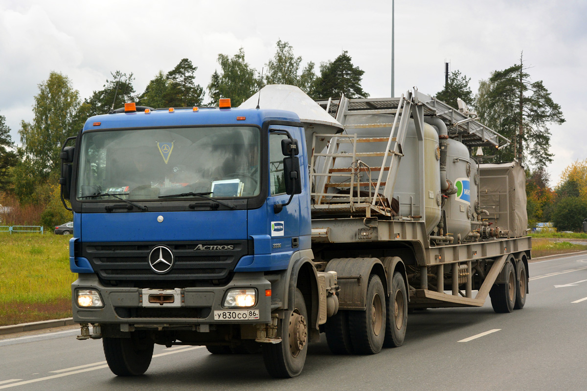 Ханты-Мансийский автоном.округ, № У 830 СО 86 — Mercedes-Benz Actros ('2003) 3336