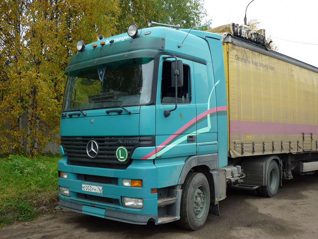 Ярославская область, № Е 003 РН 76 — Mercedes-Benz Actros ('1997)