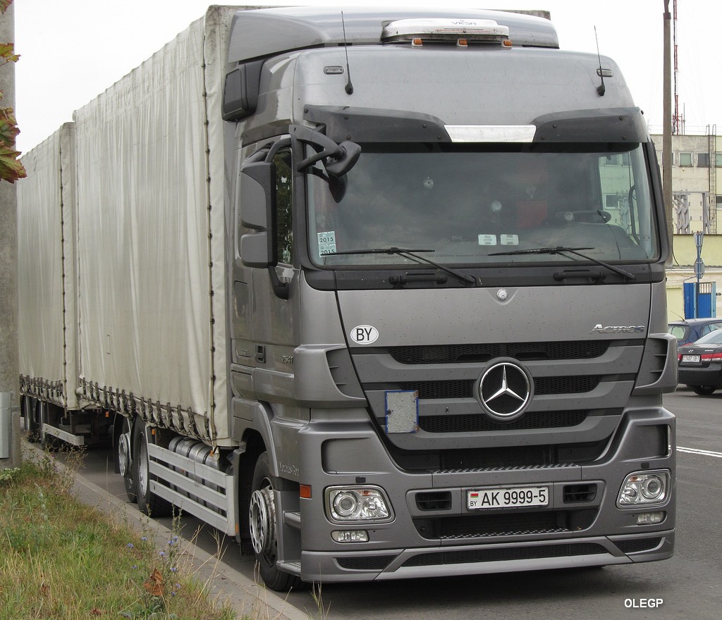 Минская область, № АК 9999-5 — Mercedes-Benz Actros ('2009) 2541