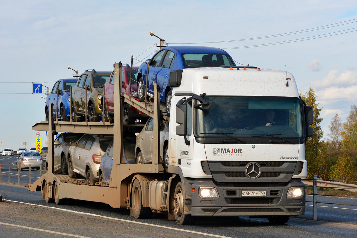 Московская область, № С 687 ВУ 750 — Mercedes-Benz Actros '09 1832 [Z9M]