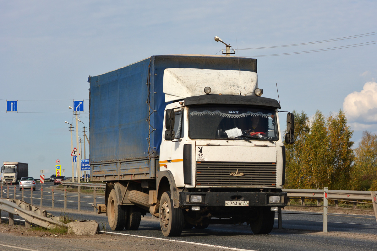 Воронежская область, № О 743 НЕ 36 — МАЗ-5336 (общая модель)