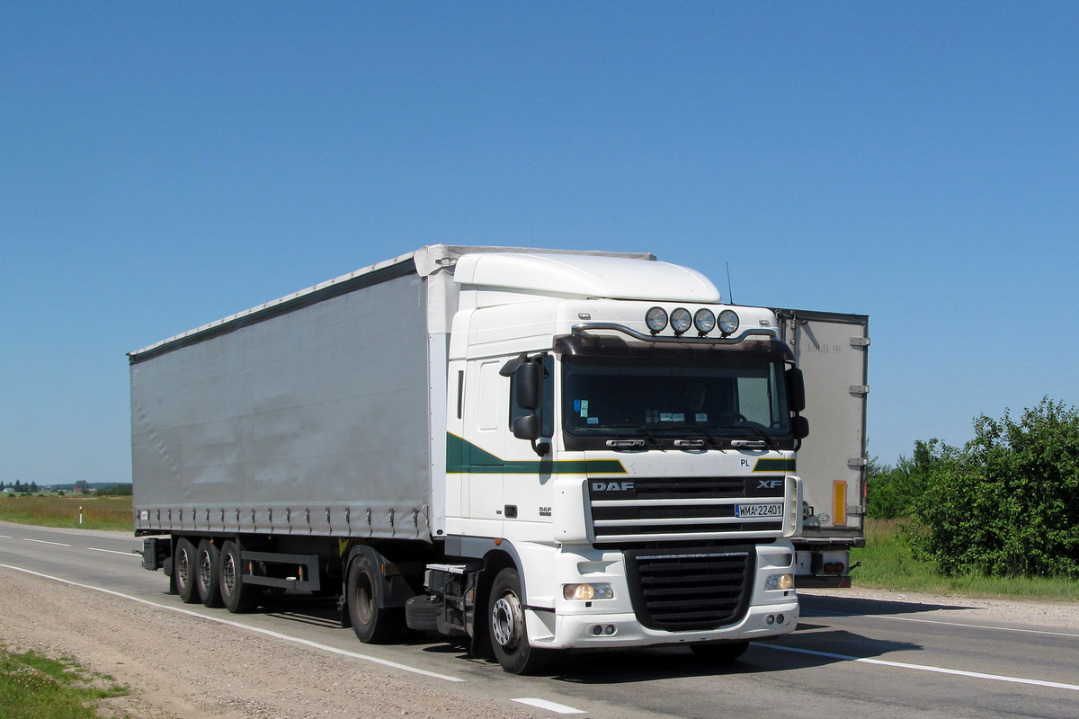 Польша, № WMA 22401 — DAF XF105 FT