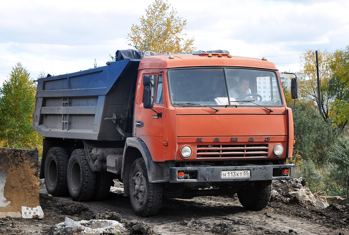 Омская область, № Н 113 КТ 55 — КамАЗ-55111 (общая модель)