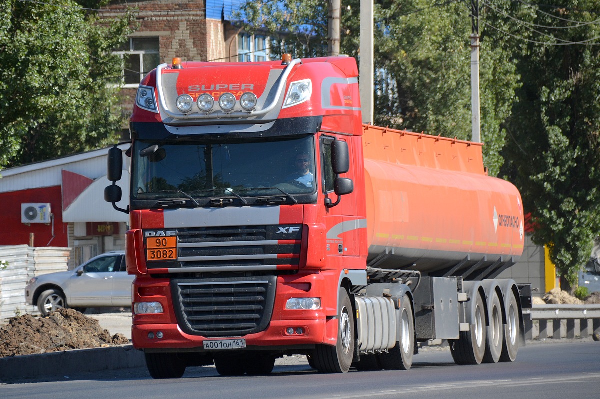 Ростовская область, № А 001 ОН 161 — DAF XF105 FT