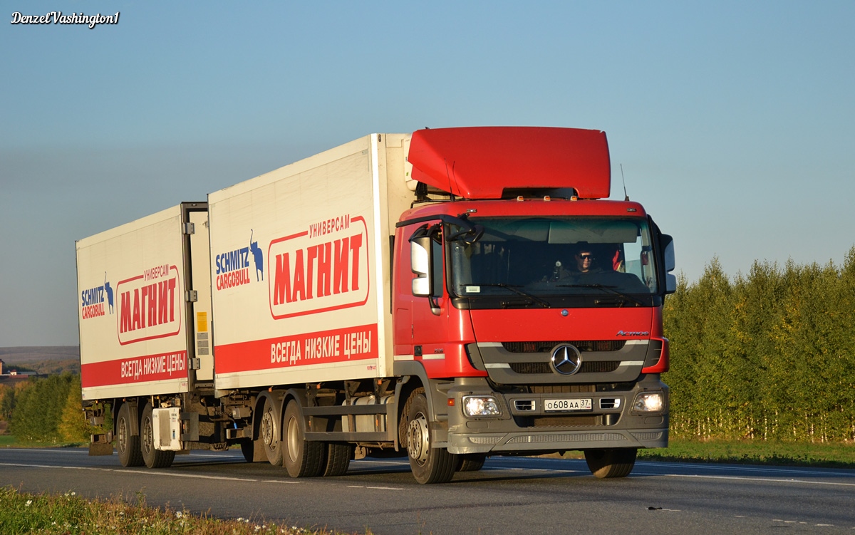 Ивановская область, № О 608 АА 37 — Mercedes-Benz Actros ('2009) 2536