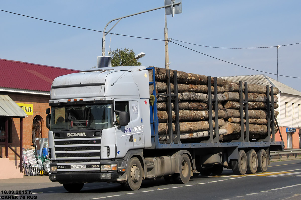 Московская область, № В 069 ВН 190 — Scania ('1996) R114L