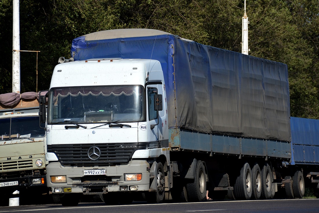 Ставропольский край, № М 992 ХХ 26 — Mercedes-Benz Actros ('1997) 1840