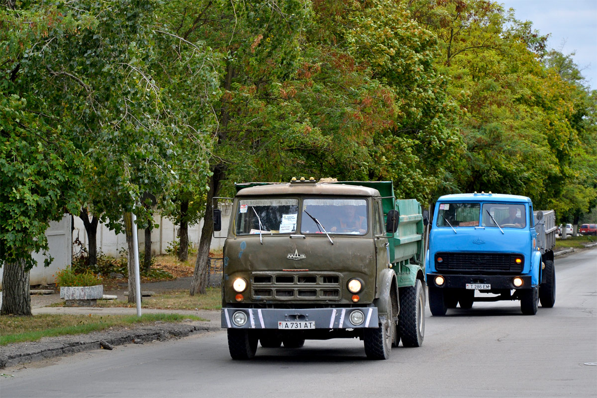 Молдавия, № А 731 АТ — МАЗ-5549; Молдавия, № Т 286 ЕМ — МАЗ-5335