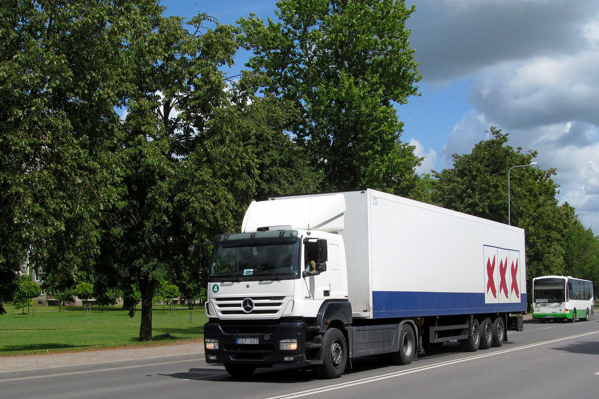 Литва, № DEF 663 — Mercedes-Benz Axor 1840