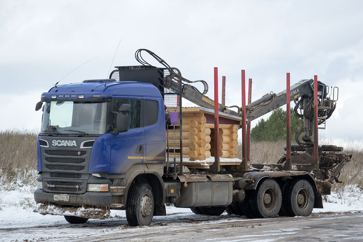 Удмуртия, № Н 677 РР 18 — Scania ('2013) R500