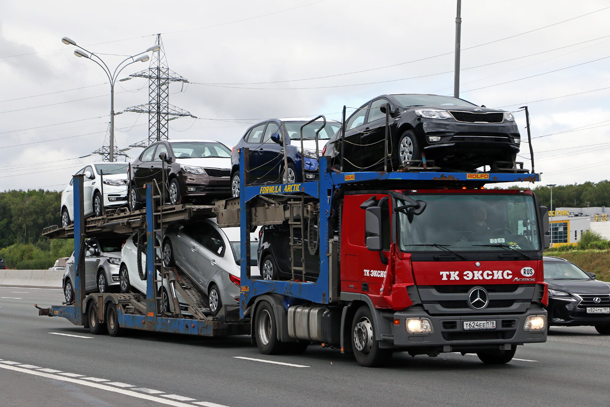 Санкт-Петербург, № Т 624 ЕЕ 178 — Mercedes-Benz Actros '09 1832 [Z9M]