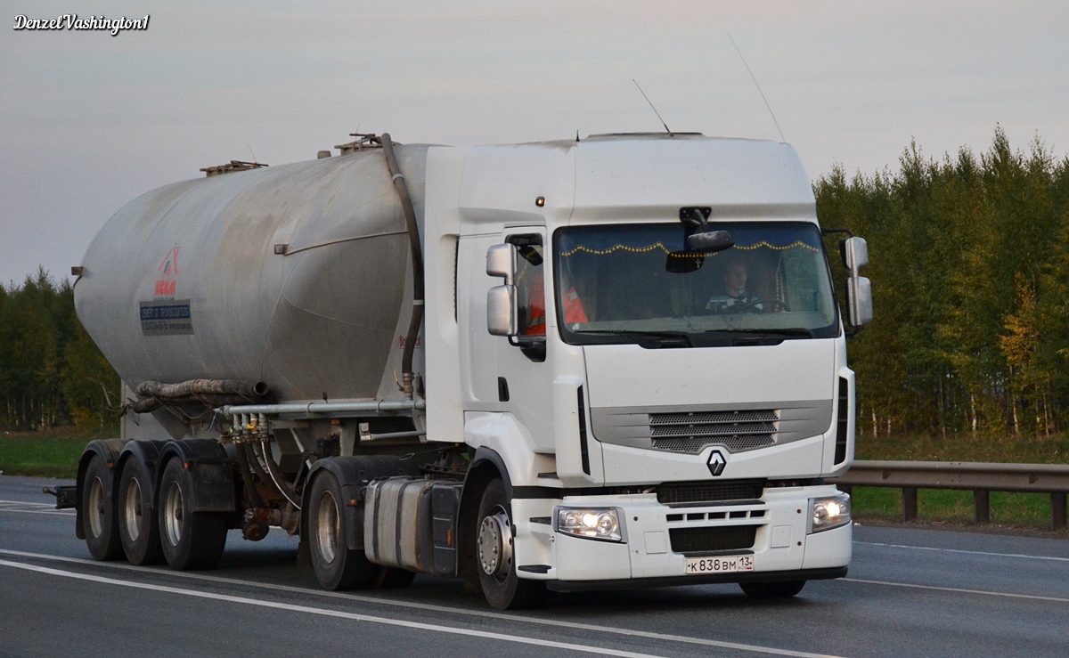 Мордовия, № К 838 ВМ 13 — Renault Premium ('2006)