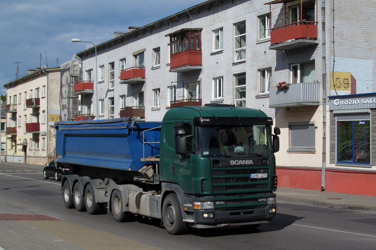 Литва, № GHK 470 — Scania ('1996) R124L