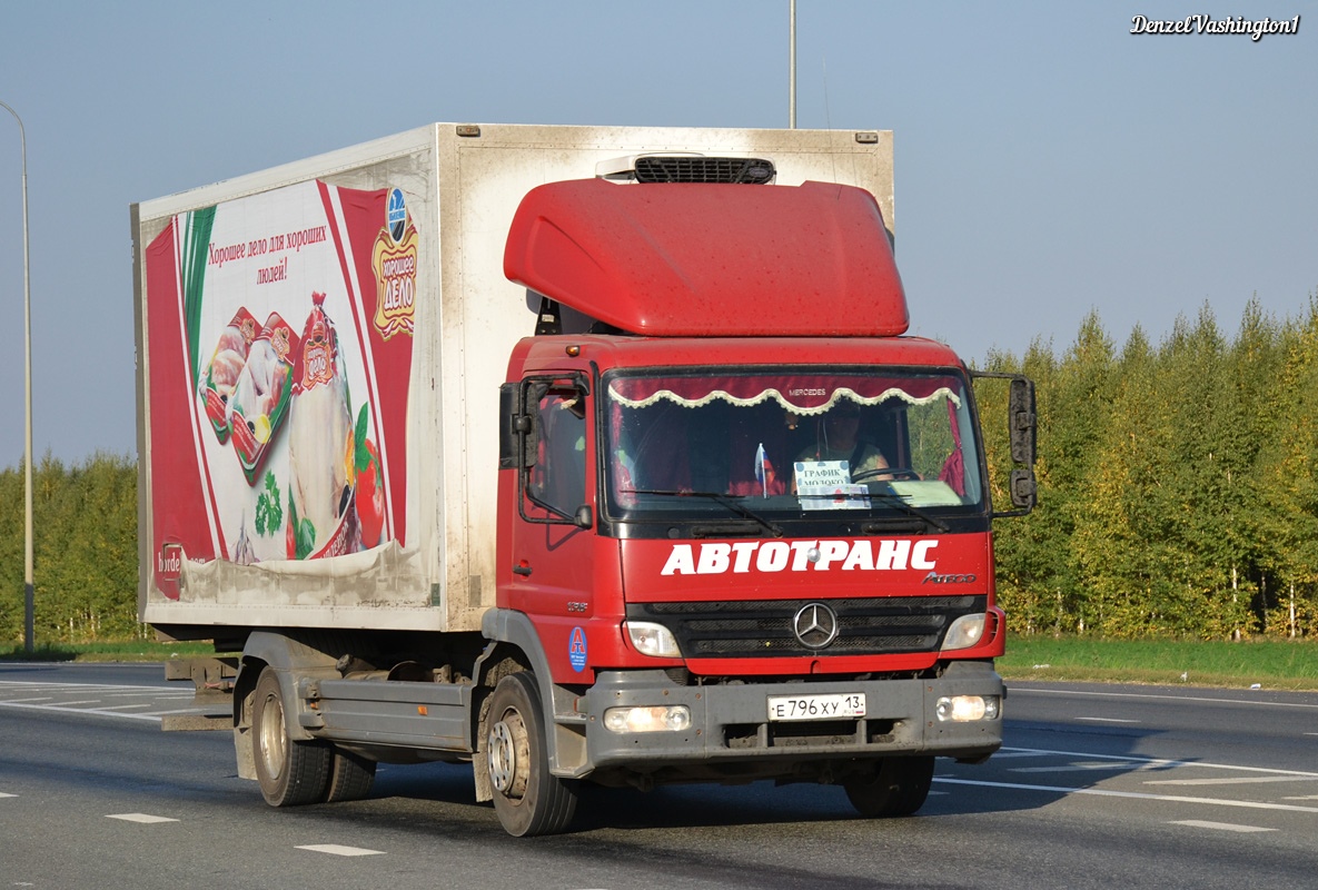 Мордовия, № Е 796 ХУ 13 — Mercedes-Benz Atego 1318