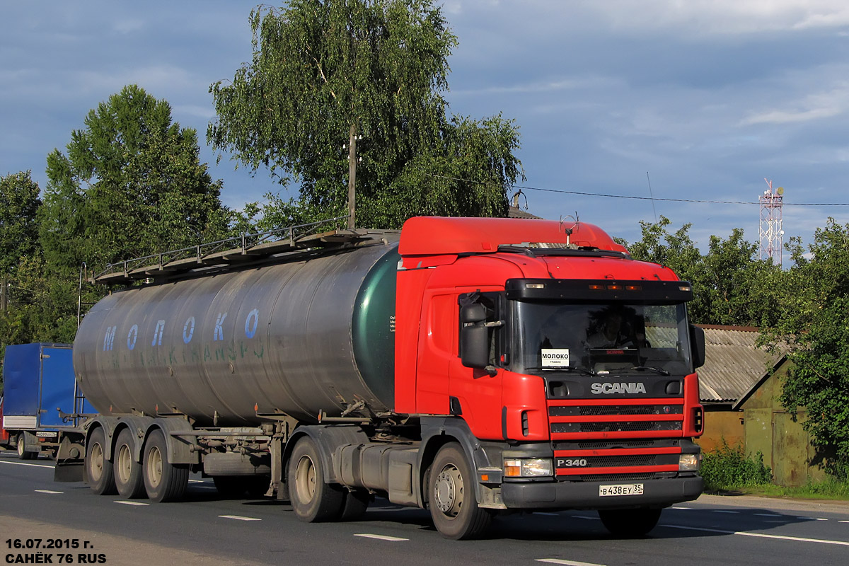 Вологодская область, № В 438 ЕУ 35 — Scania ('1996) P340