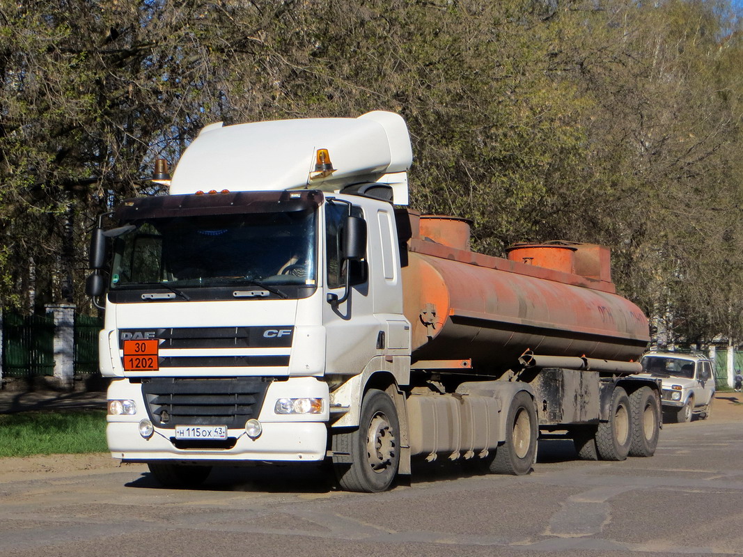 Кировская область, № Н 115 ОХ 43 — DAF CF85 FT