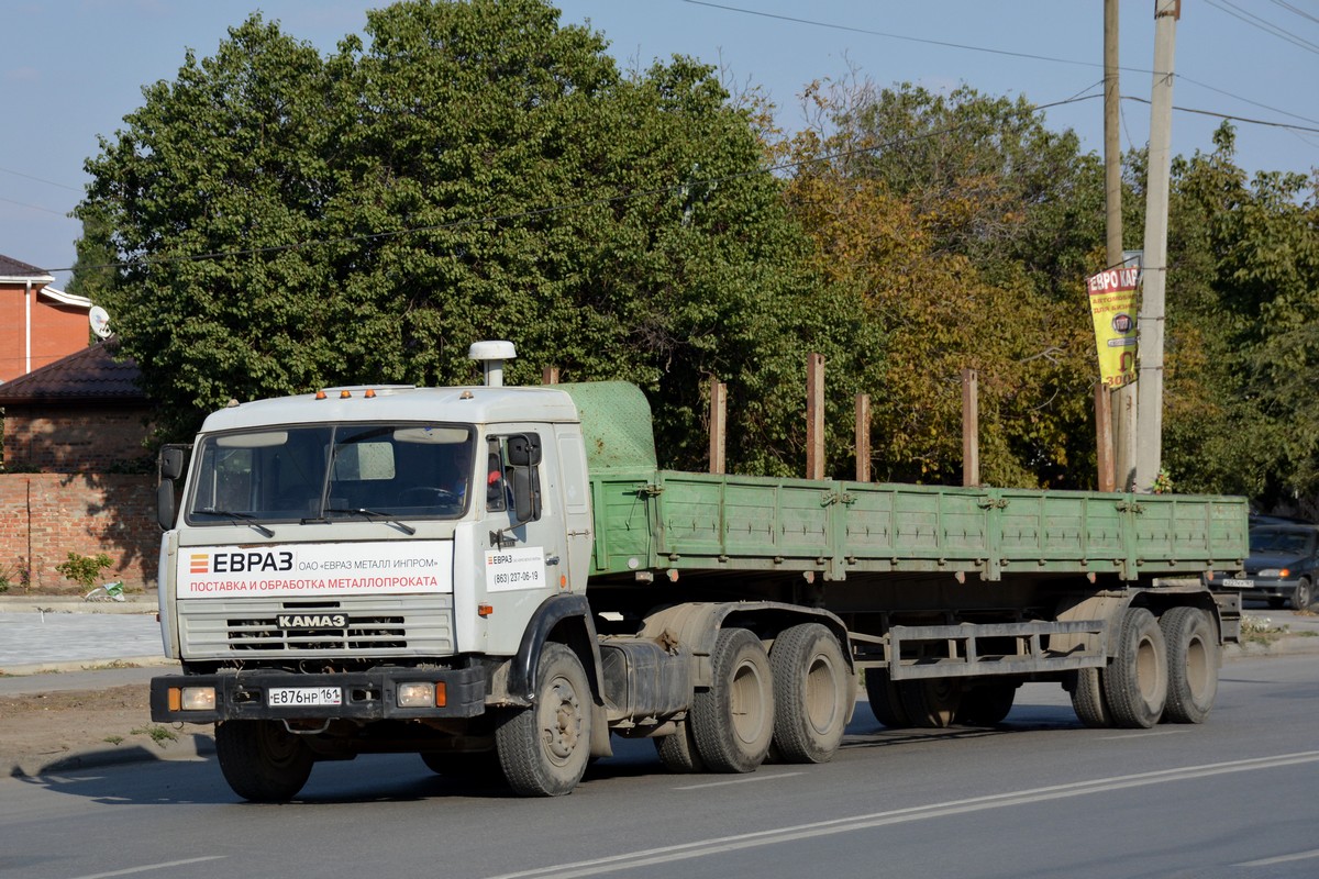 Ростовская область, № Е 876 НР 161 — КамАЗ-54115 (общая модель)