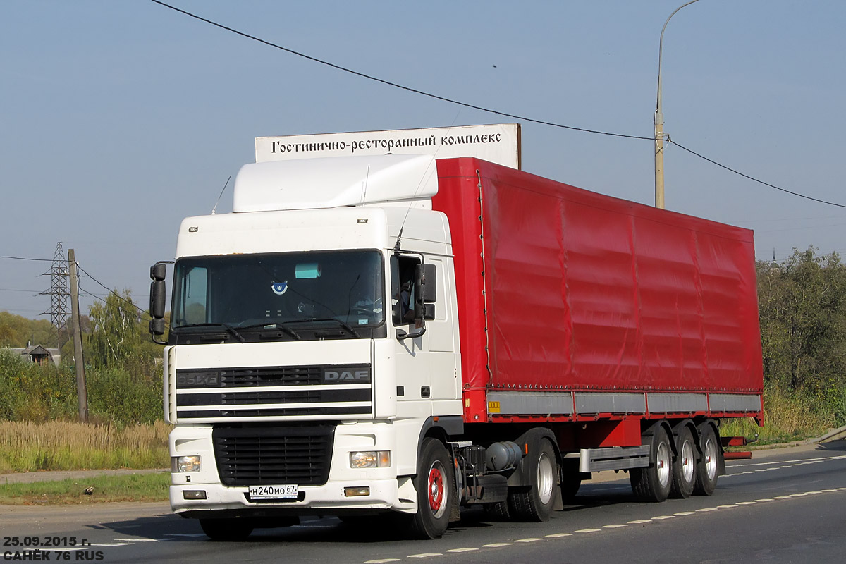 Смоленская область, № Н 240 МО 67 — DAF 95XF FT