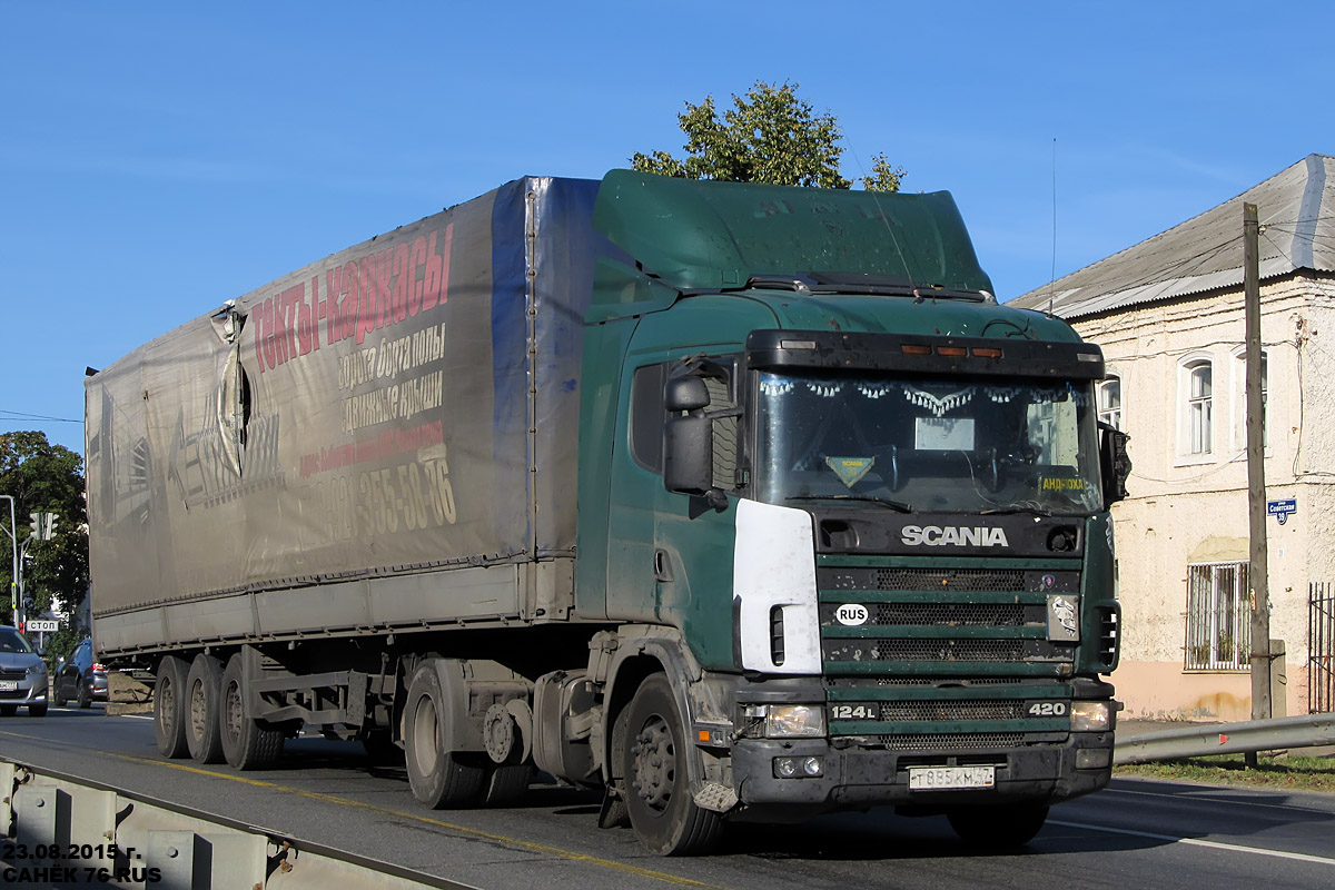 Ленинградская область, № Т 885 КМ 47 — Scania ('1996) R124L